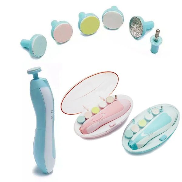 Multifunctional Electric Baby Nail Trimmer File Clippers Manicure Tool
