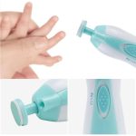 Multifunctional Electric Baby Nail Trimmer File Clippers Manicure Tool - Image 7