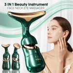 3 In 1 Facial Lifting Device Neck Facial Skin Tightening Wrinkle Anti Aging Face Massager