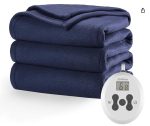 Heated Blanket Ultra Fleece Electric 12 Heat Settings
