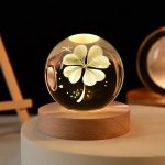 3D Crystal ball Crystal Planet Night Light Laser Solar System Decoration - Image 9