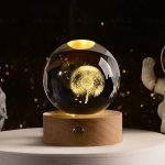 3D Crystal ball Crystal Planet Night Light Laser Solar System Decoration - Image 10