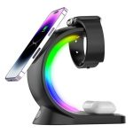 4 In 1 Magnetic Wireless Fast Charging Station For Smartphones - Image 4