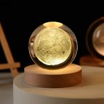 3D Crystal ball Crystal Planet Night Light Laser Solar System Decoration - Image 16
