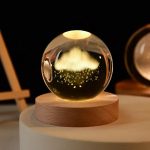 3D Crystal ball Crystal Planet Night Light Laser Solar System Decoration - Image 7