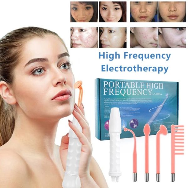 4 in1 Portable High Frequency Facial Wand