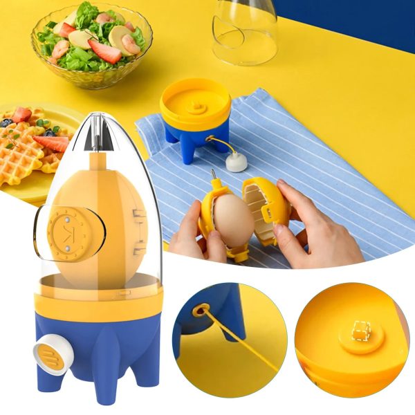 Rocket Manual Golden Egg Puller Scrambler Egg White Yolk Albumen Blender
