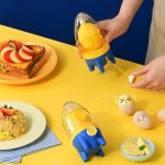 Rocket Manual Golden Egg Puller Scrambler Egg White Yolk Albumen Blender - Image 3