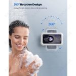 Waterproof Shower Wall Mounted Phone Holder with 480° Rotation - Image 5
