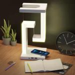 Wireless Smartphone Charging Suspension Table Lamp For Bedroom